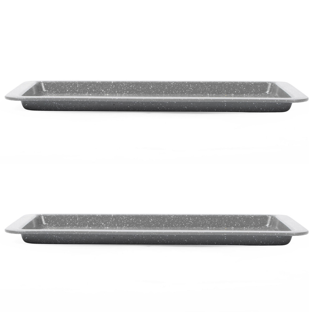 salter Marblestone 37cm Set of 2 Baking Trays