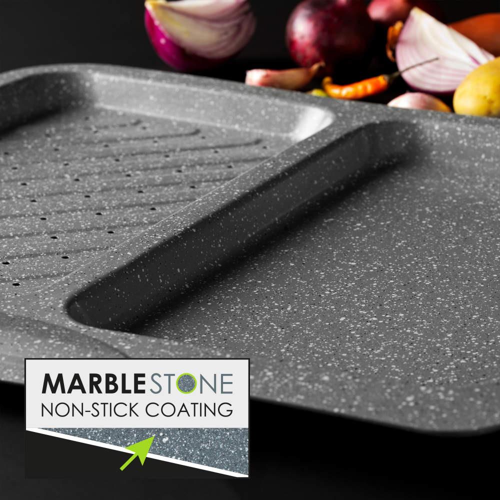 Salter Marblestone Dual Baking Tray - 2 Pack