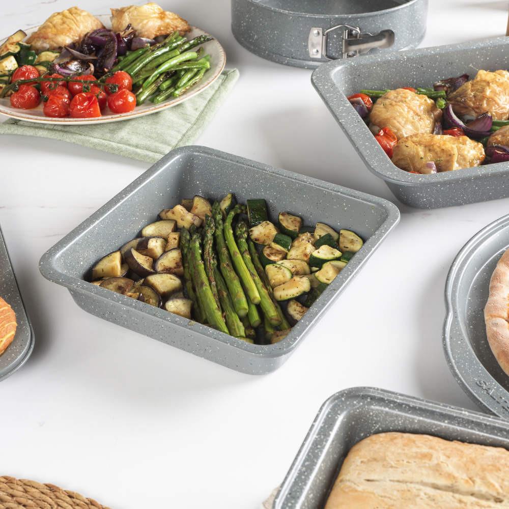 Salter Marblestone Square Cake Tin Set – Set Of 2