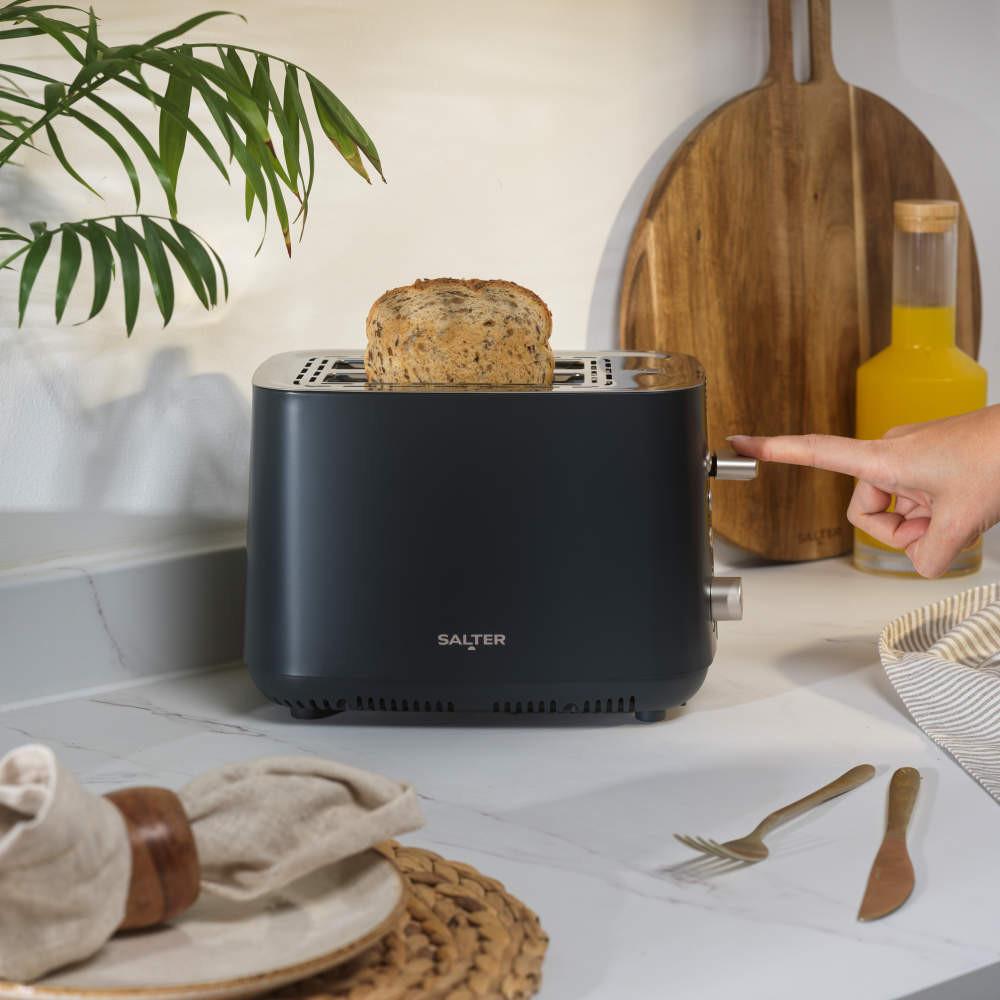 Salter Marino 2-Slice Toaster - Grey/Blue