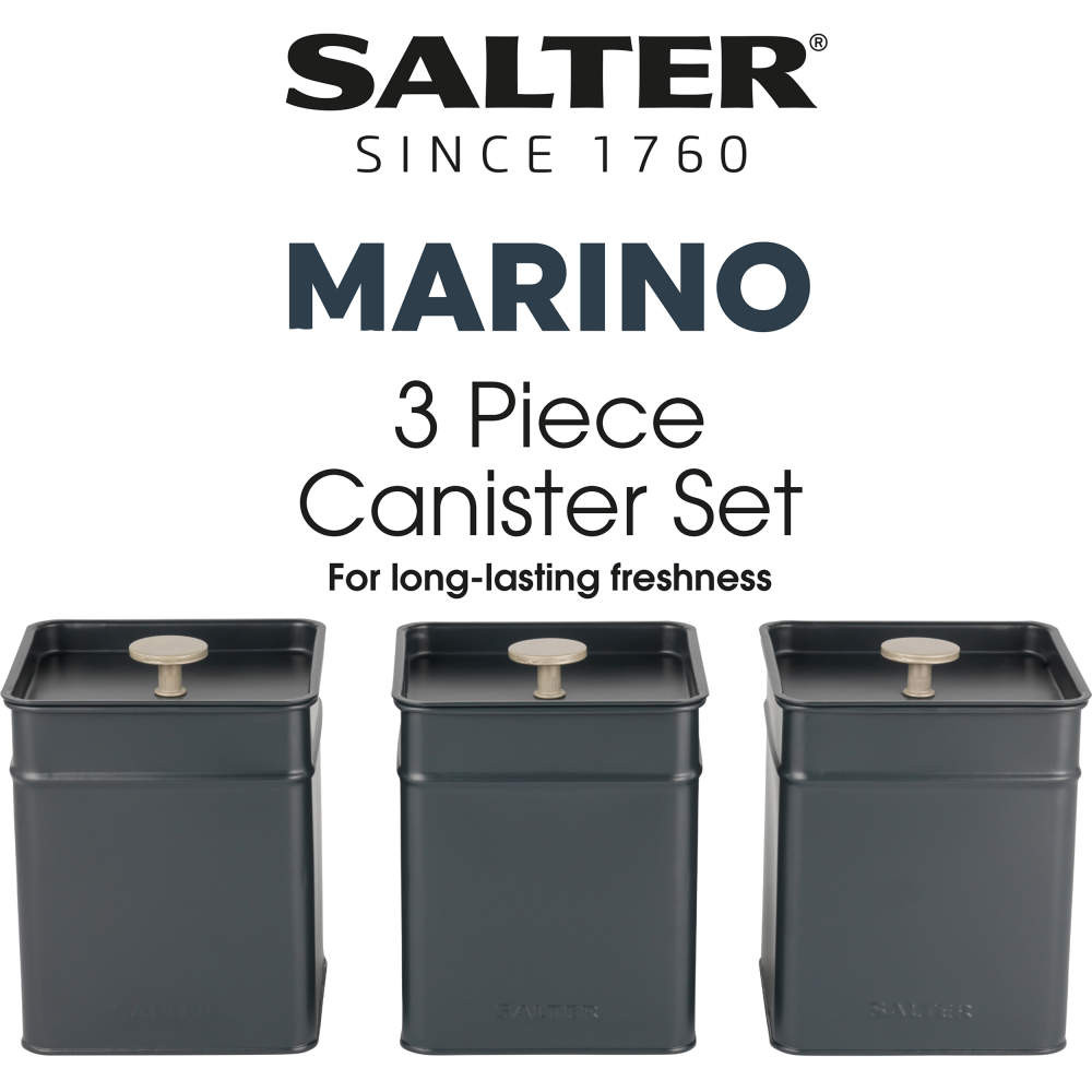 Salter Marino 3-Piece Canister Set