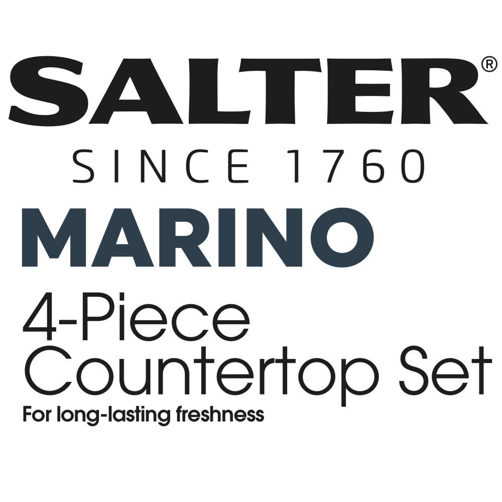 Salter Marino 4-Piece Bread Bin & Canister Set