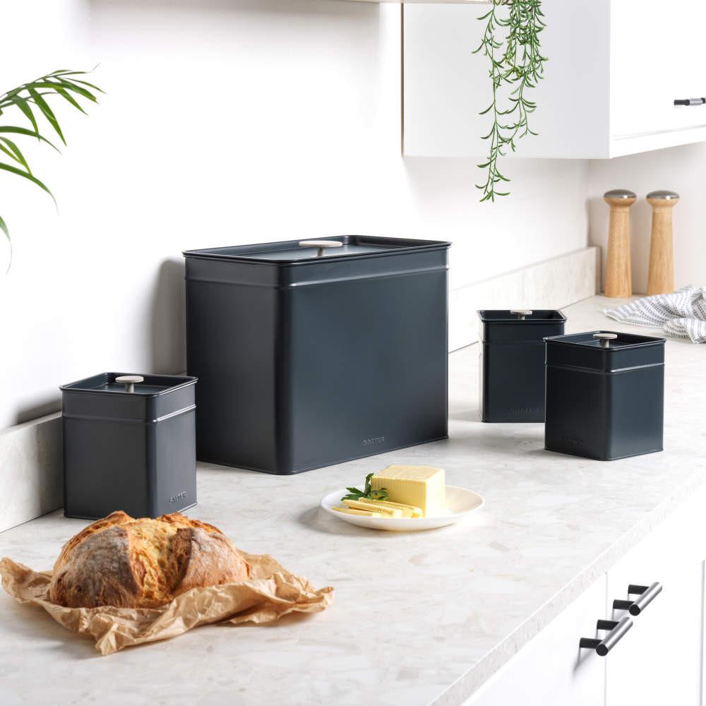Salter Marino 4-Piece Bread Bin & Canister Set