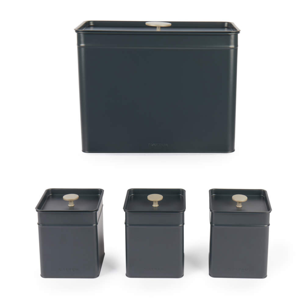 salter Marino 4-Piece Bread Bin & Canister Set