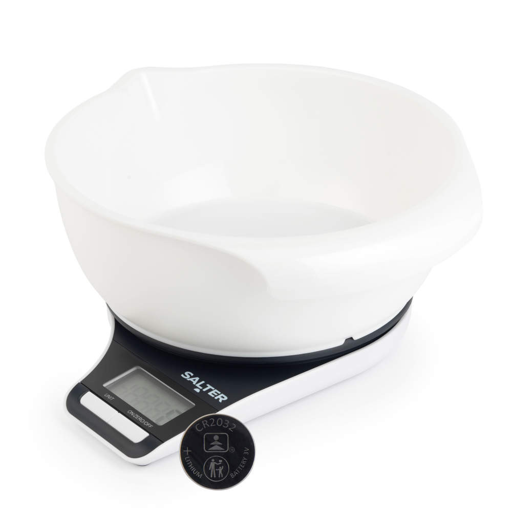 salter Measuring Jug Digital Kitchen Scale - White