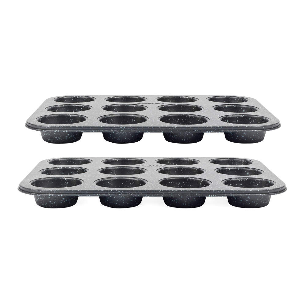 salter Megastone 12 Cup Muffin Tray - 2 Pack