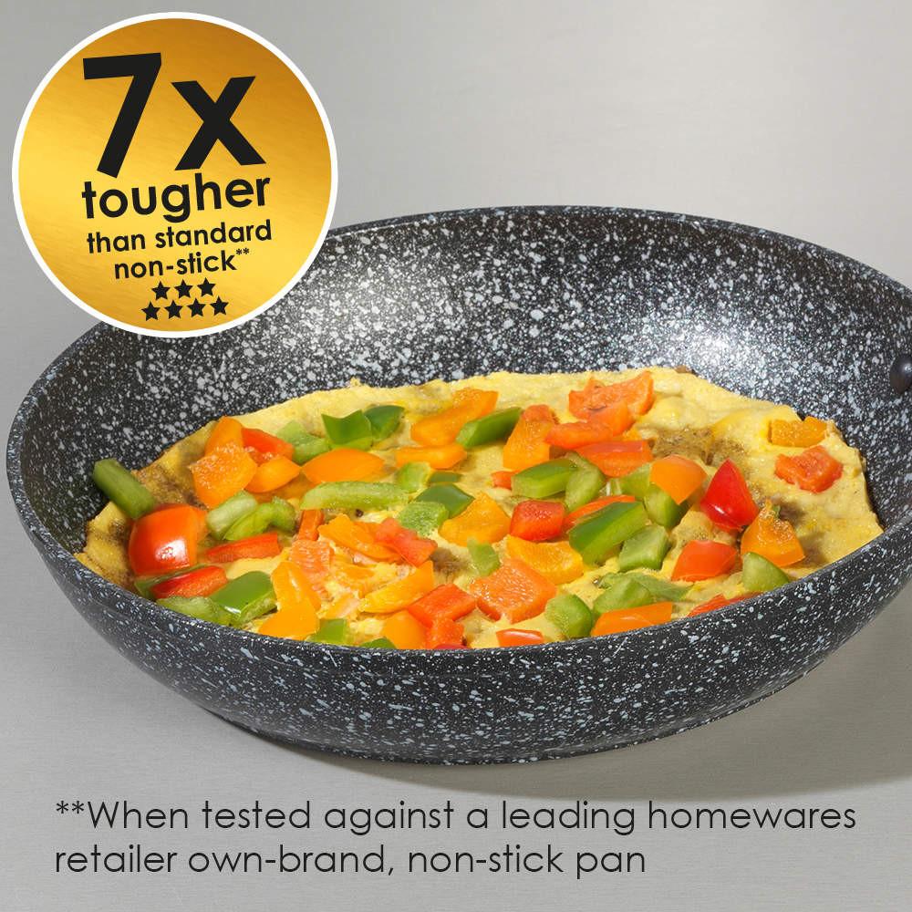 Salter Megastone 2-Piece Frying Pan Set - 24/28cm