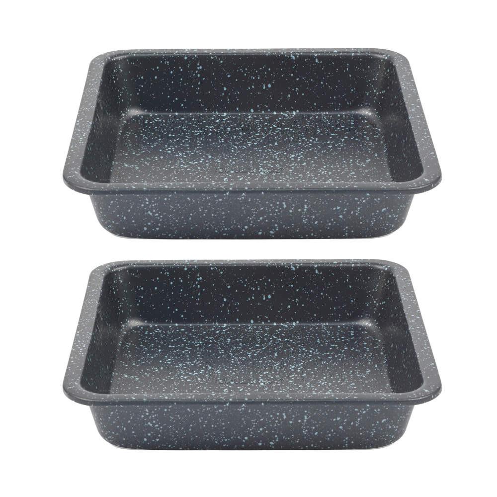 salter Megastone 2 Piece Square Pan Set