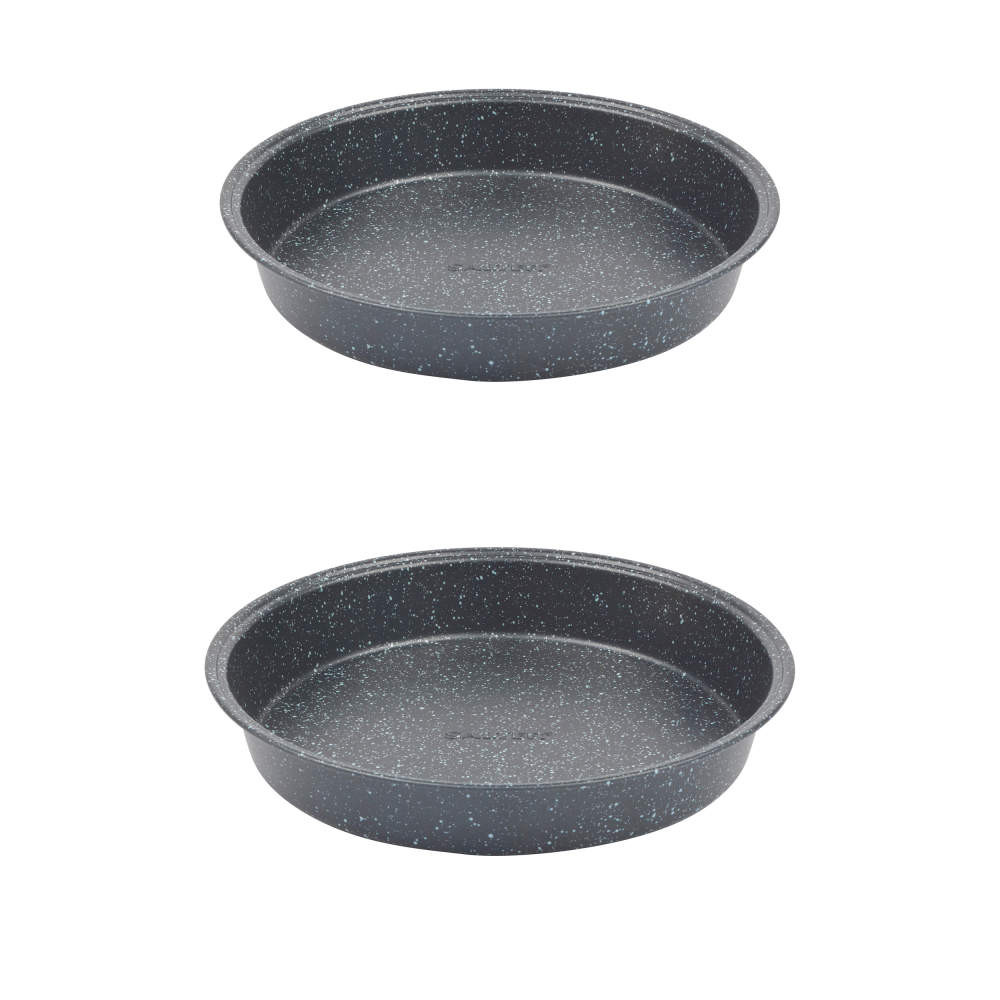 salter Megastone 24cm Round Pan - 2 Pack