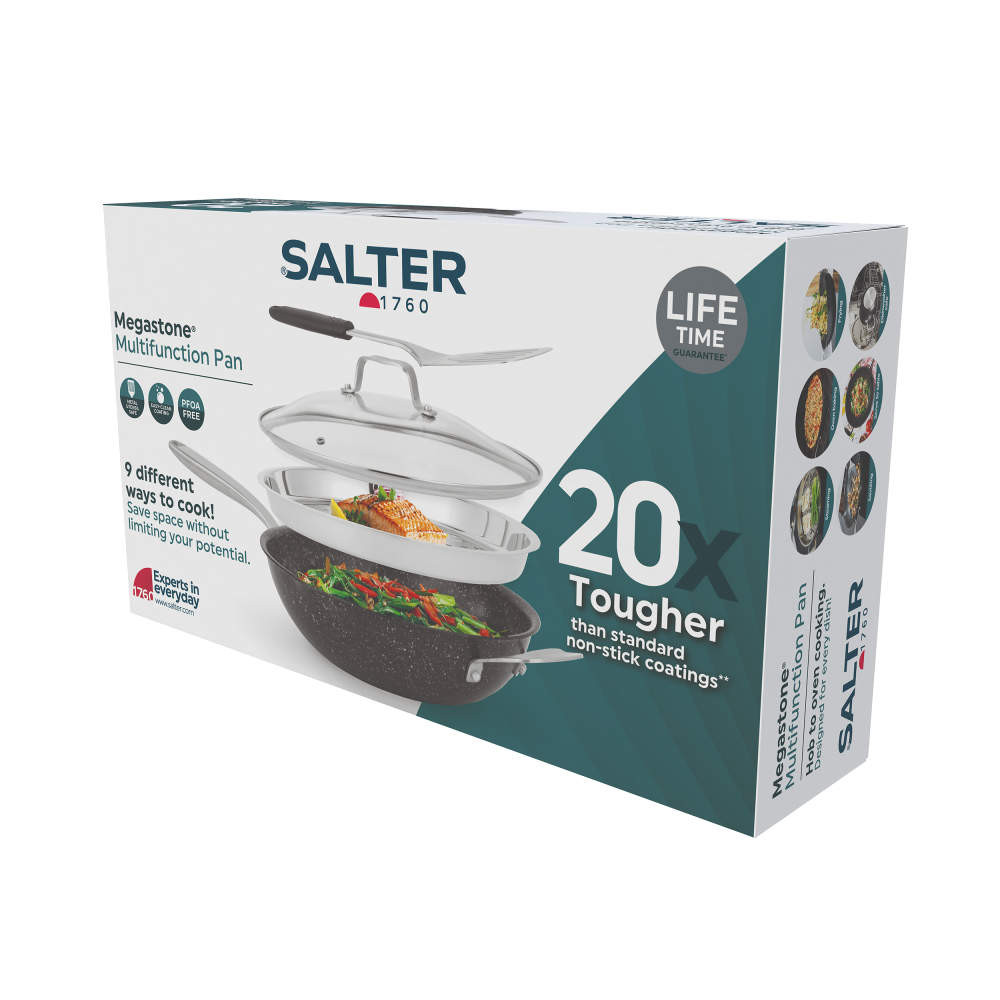 Salter Megastone 28cm Multifunction Pan