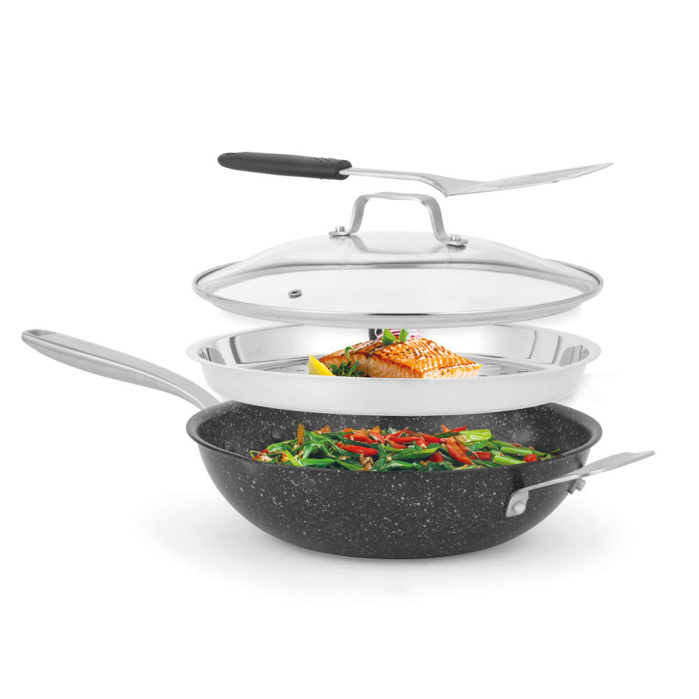 Salter Megastone 28cm Multifunction Pan