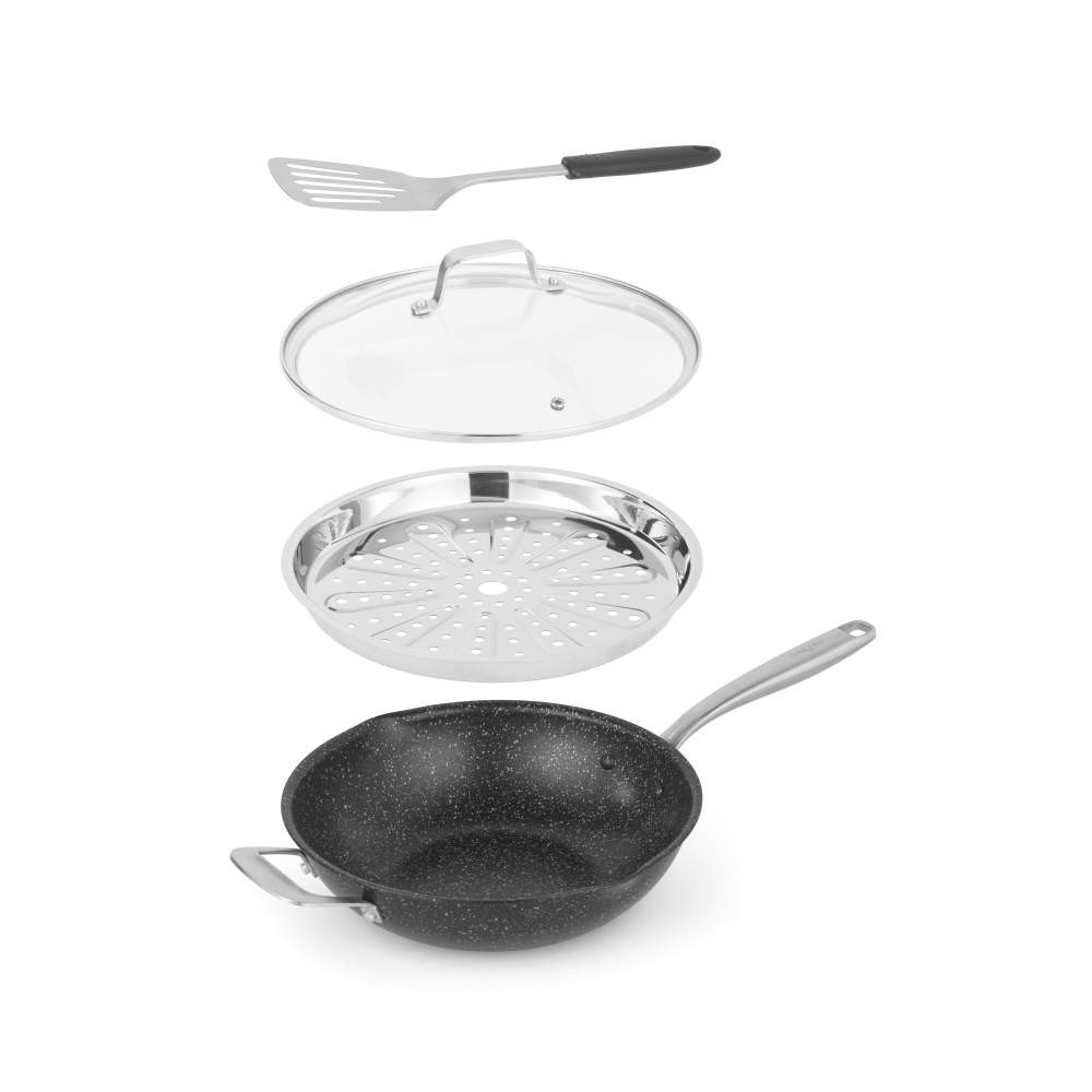 salter Megastone 28cm Multifunction Pan