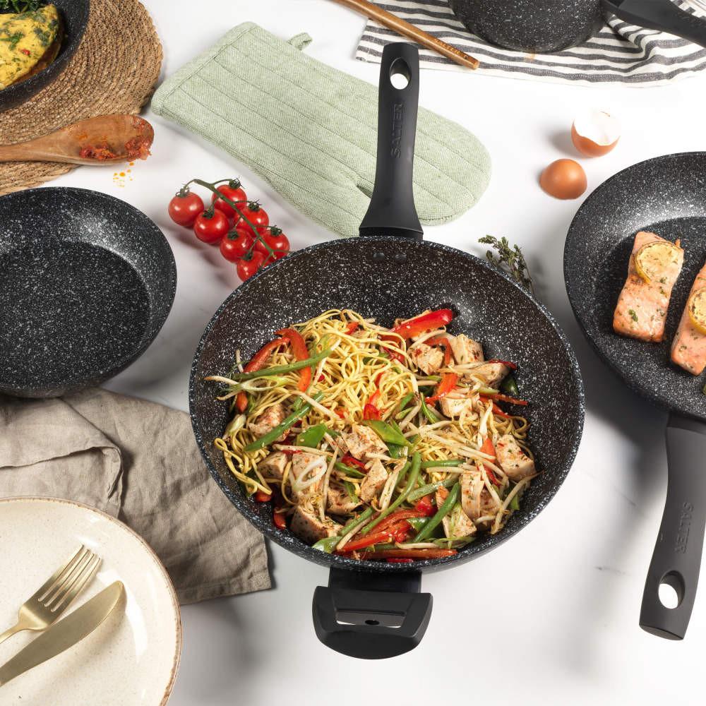 Salter Megastone 28cm Wok - PFOA Free