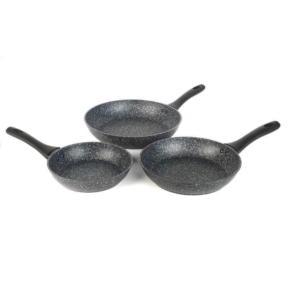 salter Megastone 3-Piece Frying Pan Set - 20/24/28cm