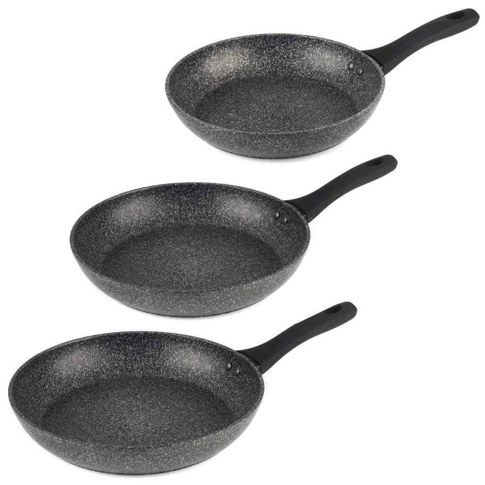 salter Megastone 3-Piece Frying Pan Set - 24/28/30cm