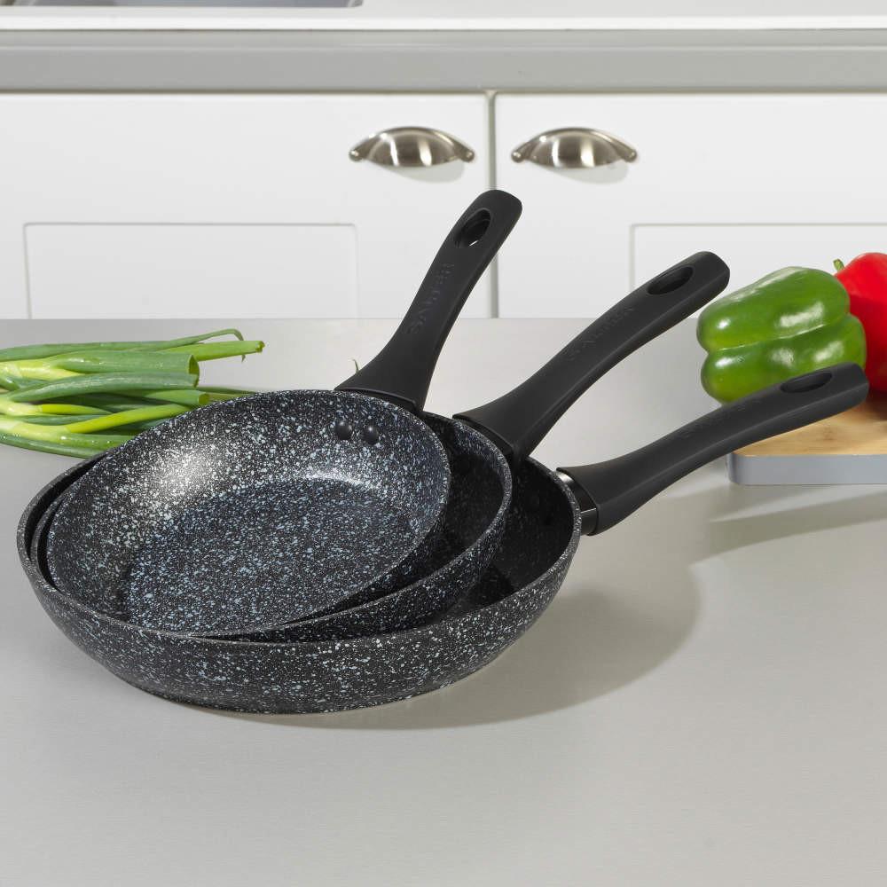 Salter Megastone 3-Piece Frying Pan Set