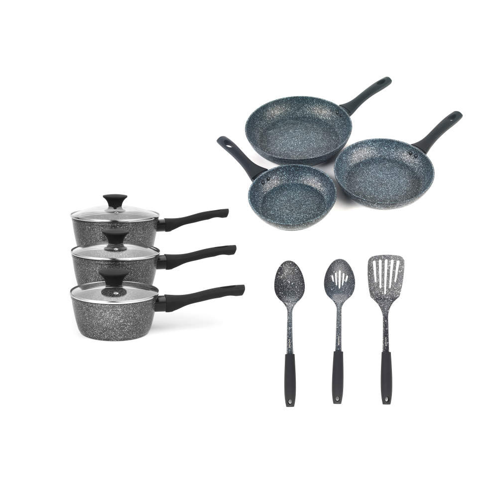 salter Megastone 9-Piece Cookware & Utensil Set