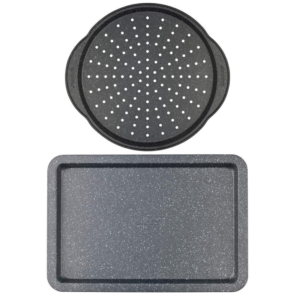 salter Megastone Baking Tray & Pizza Pan Set
