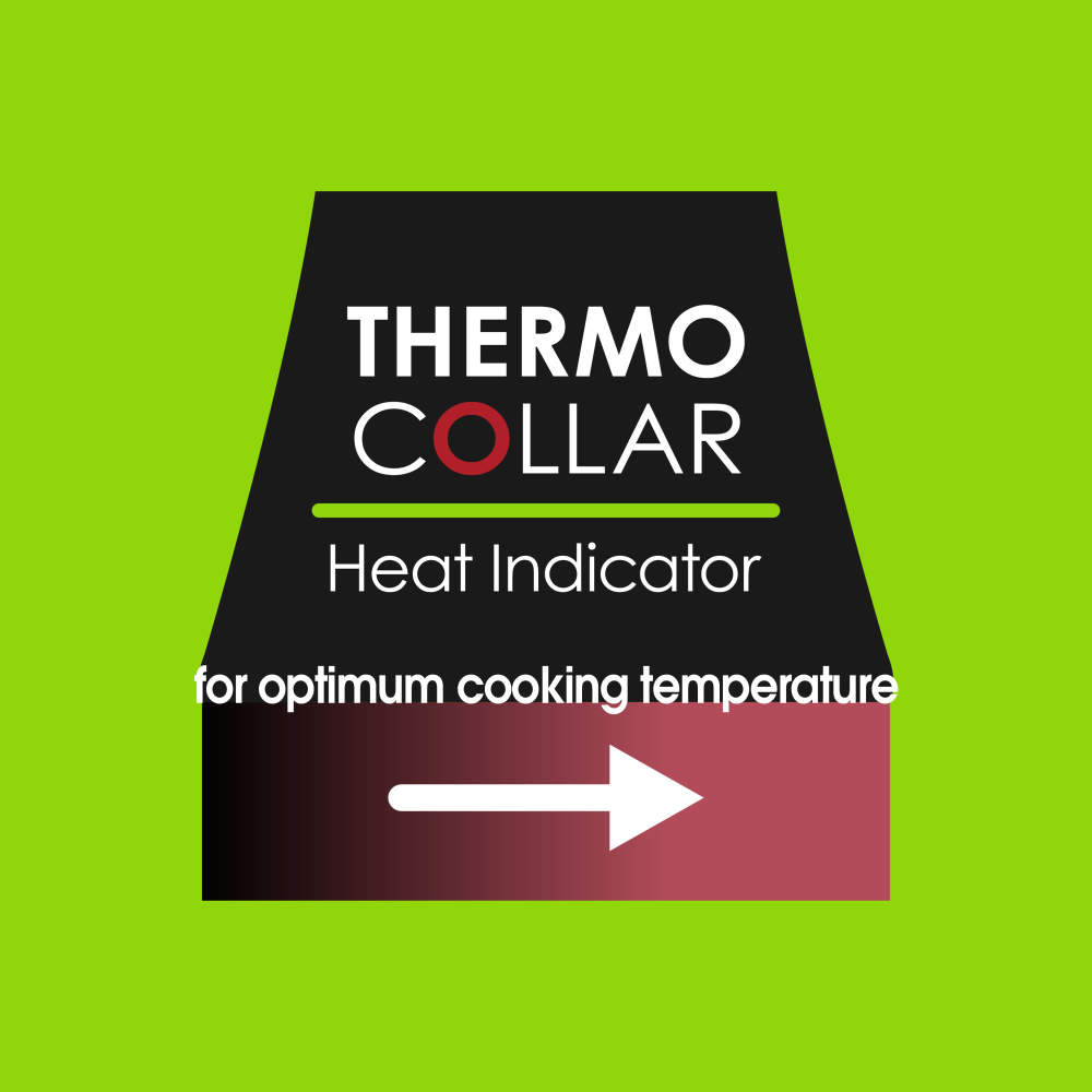 Salter Megastone Thermo Collar 16cm Saucepan