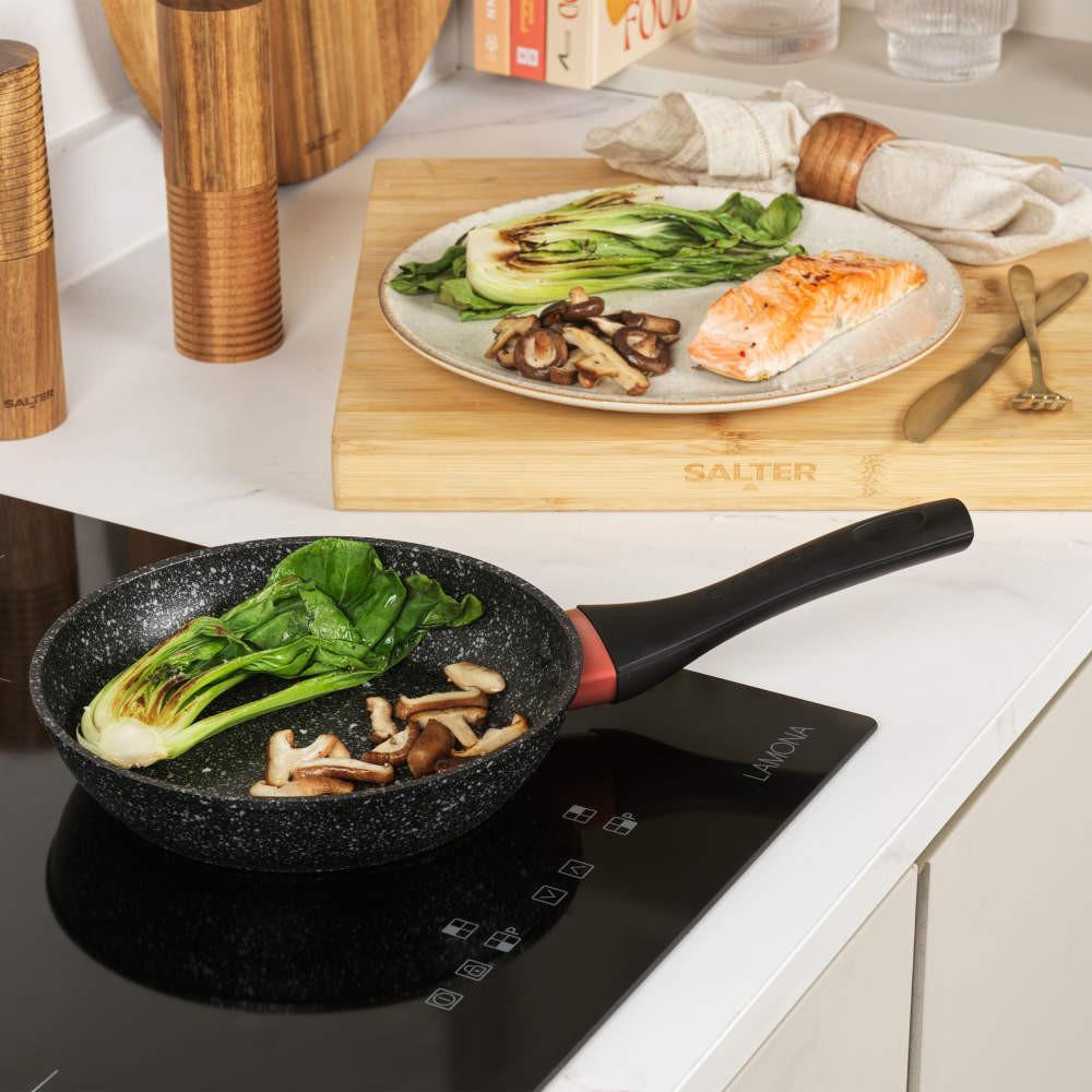 Salter Megastone Thermo Collar 20cm Frying Pan
