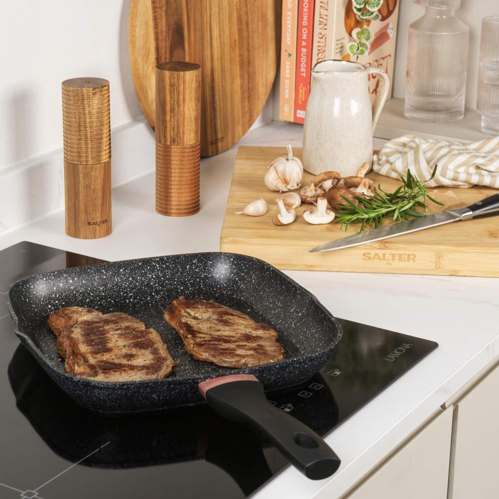 Salter Megastone Thermo Collar 28cm Griddle Pan