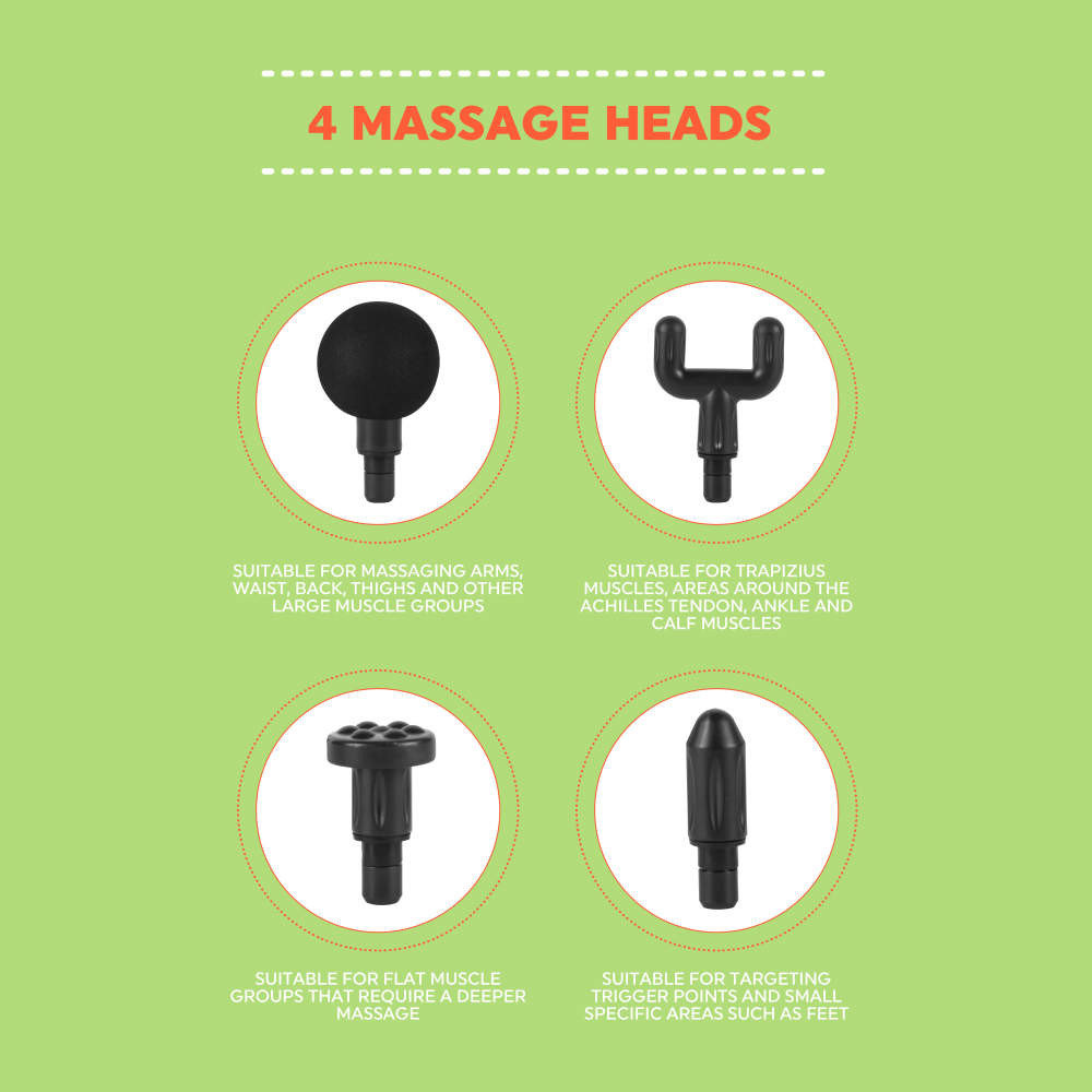 Salter Mini Electric Massage Gun - Black