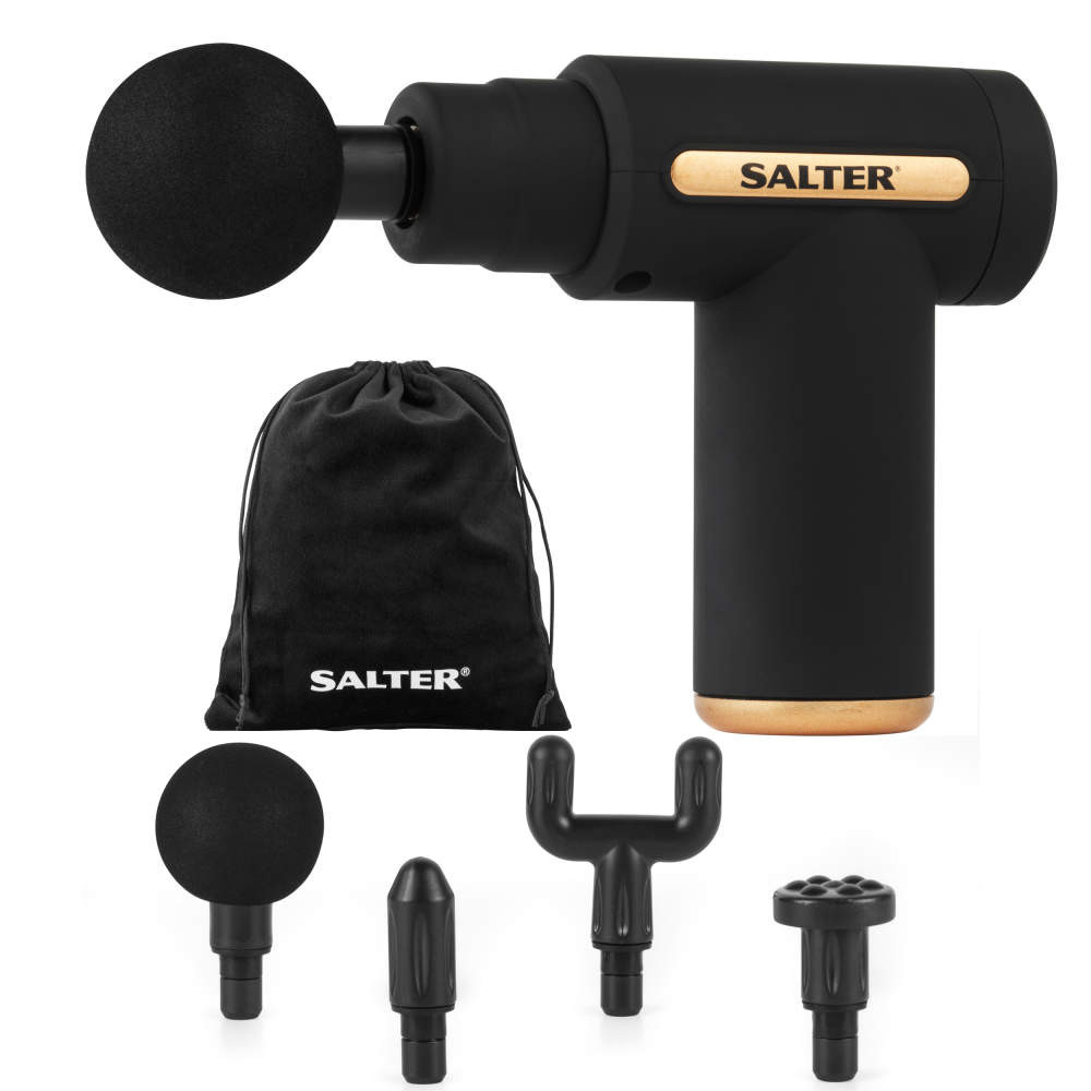 salter Mini Electric Massage Gun - Black