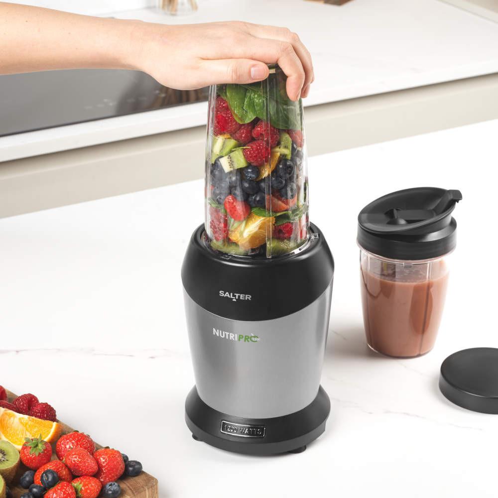 Salter Nutripro Blender & Blending Cups - Black