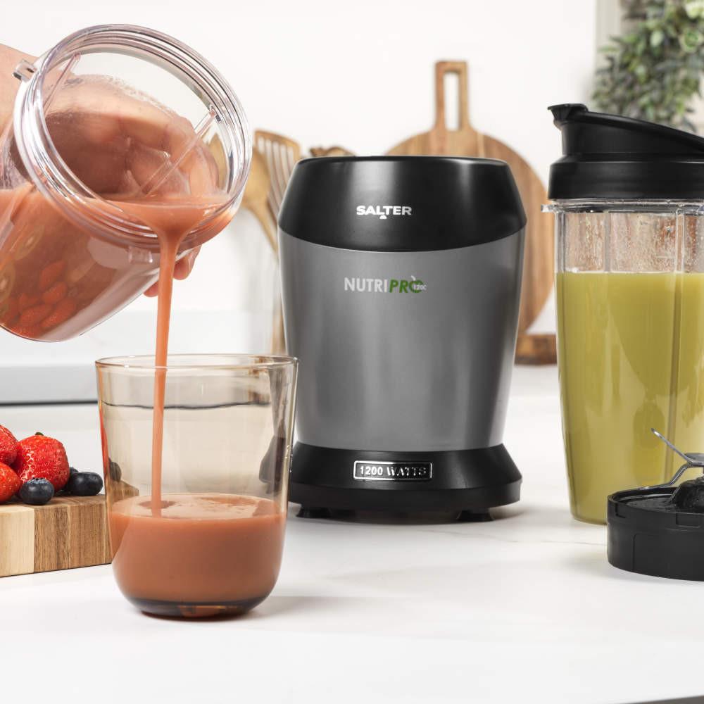 Salter Nutripro Blender & Blending Cups - Black