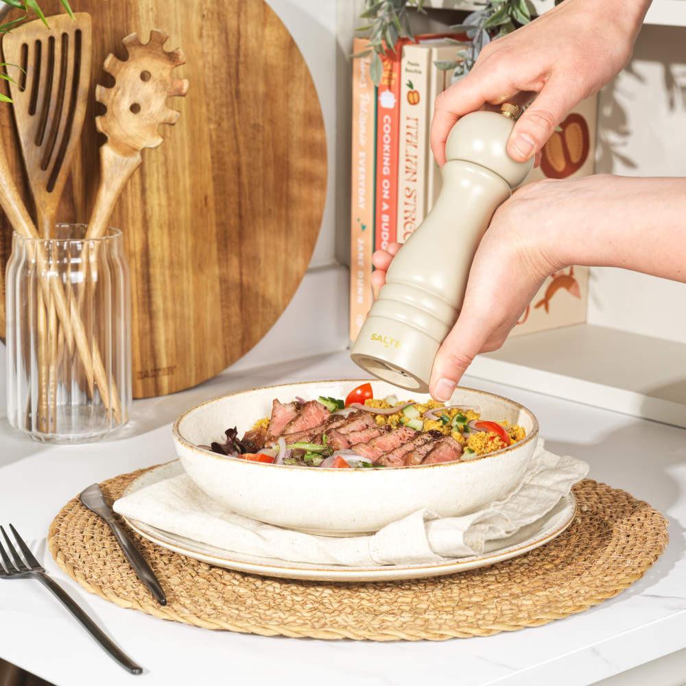 Salter Olea Salt & Pepper Mill - Beige