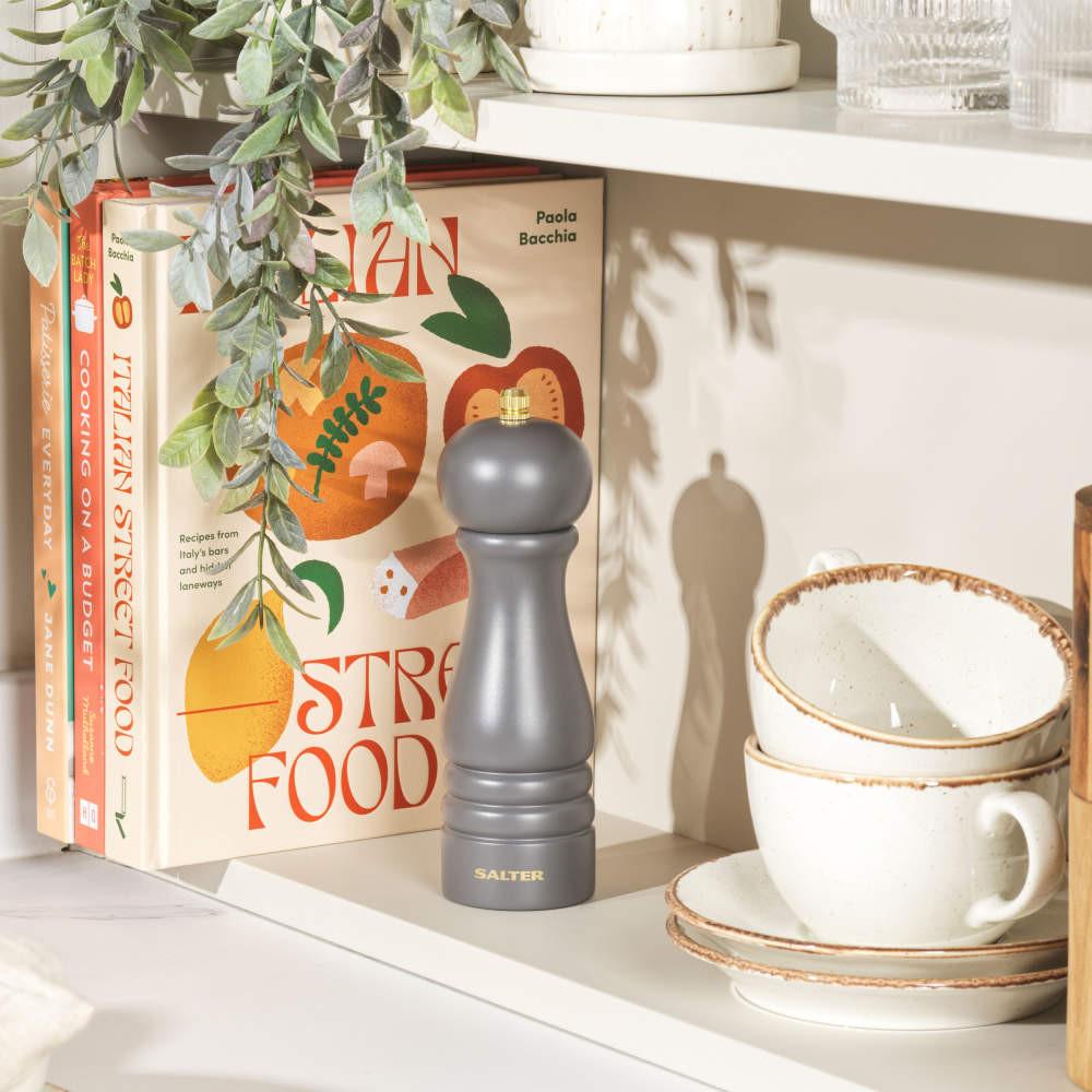 Salter Olea Salt & Pepper Mill - Charcoal