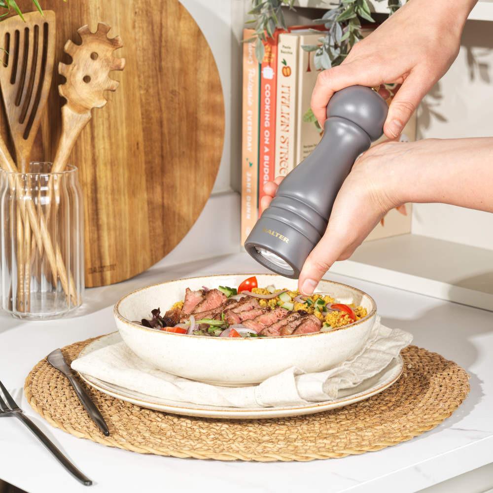 Salter Olea Salt & Pepper Mill - Charcoal