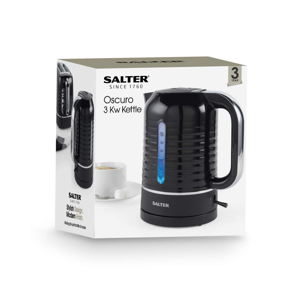 Salter Oscuro 1.7L Kettle - Black