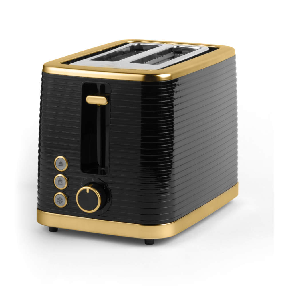 Salter Palermo Kettle & 2-Slice Toaster Set - Black