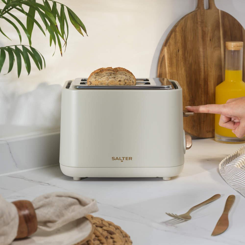 Salter Pebble 2-Slice Toaster - Stone