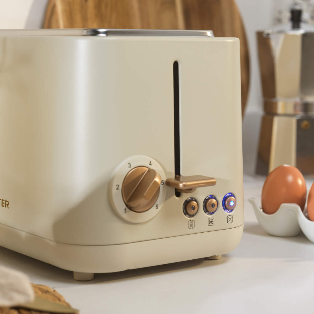 Salter Pebble 2-Slice Toaster - Stone