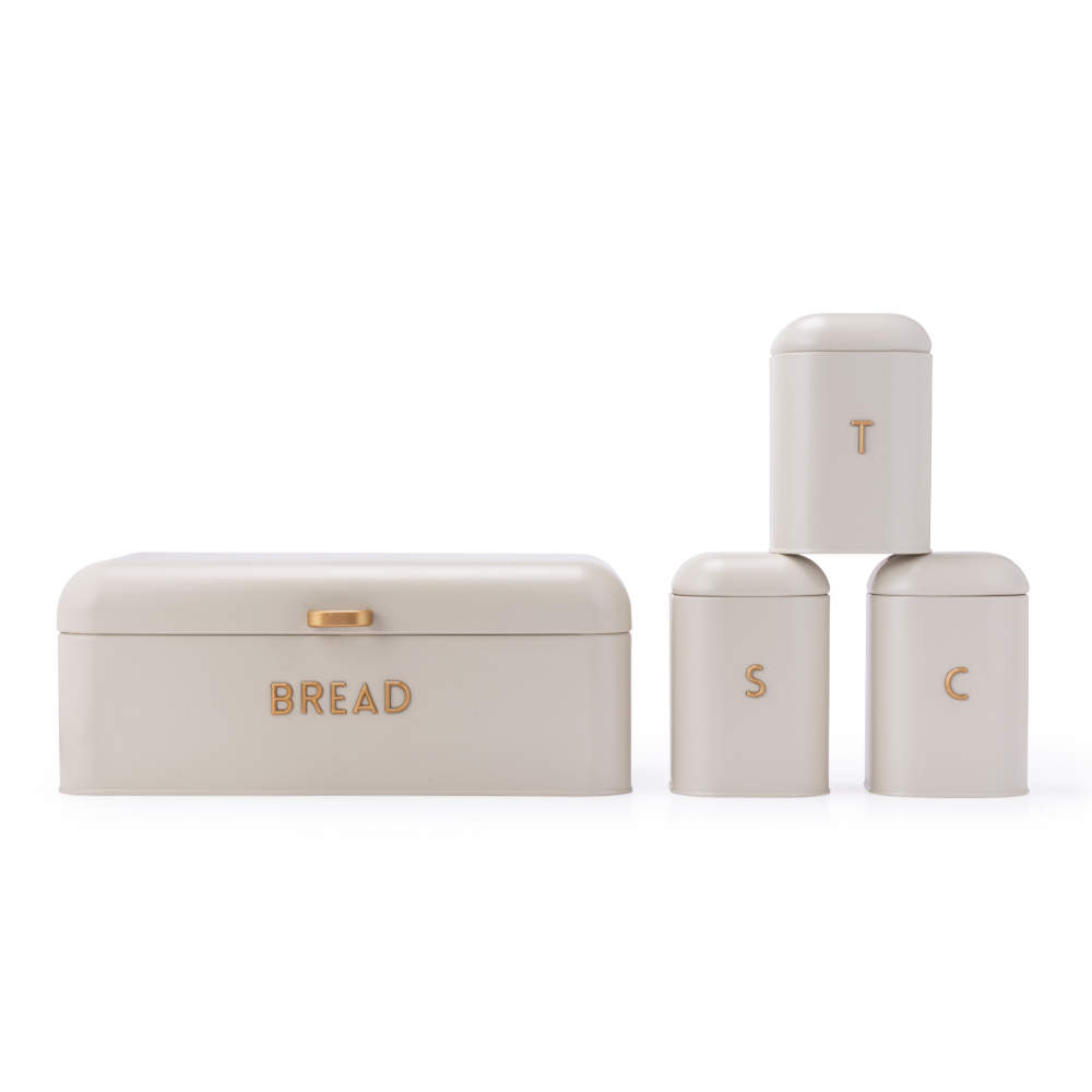 salter Pebble 4-Piece Storage Set - Stone