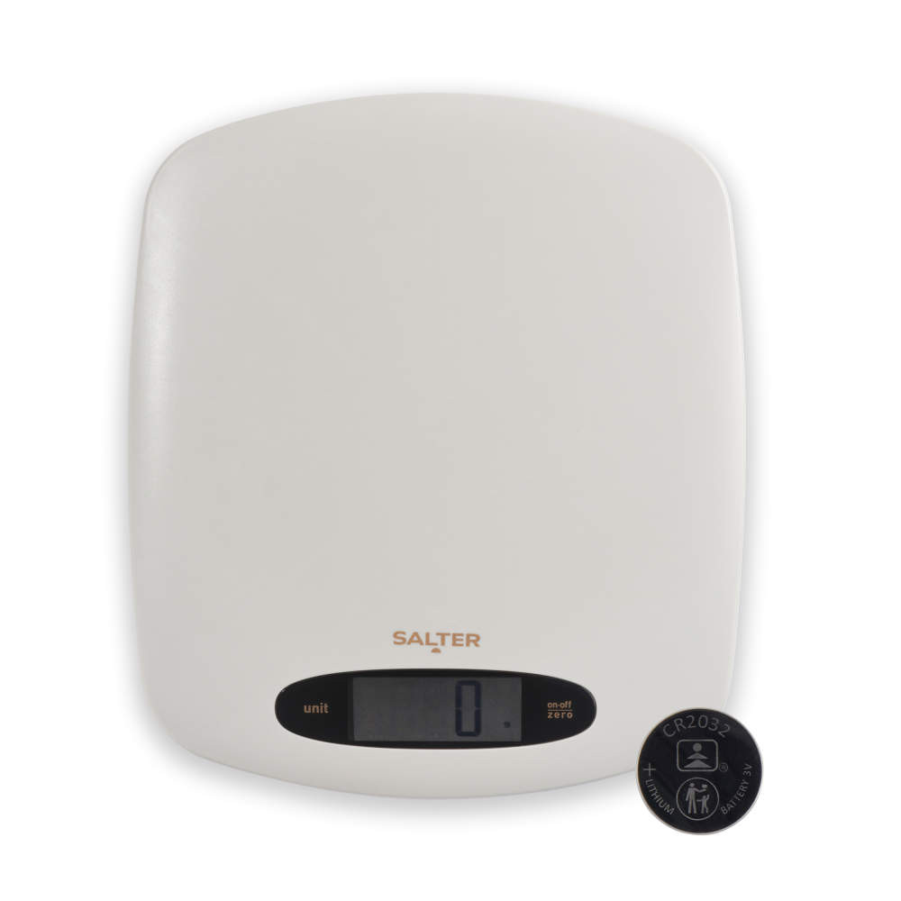salter Pebble Digital Kitchen Scale – Stone