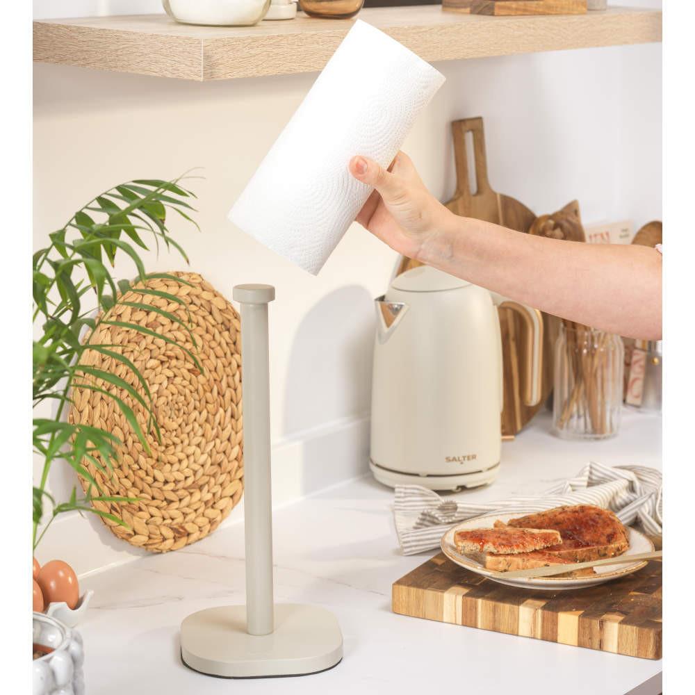 Salter Pebble Kitchen Roll Holder – Stone