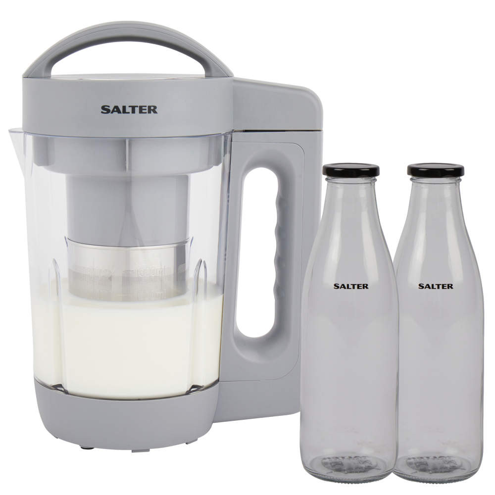 salter Plant Milk Maker & Milk Bottles Set