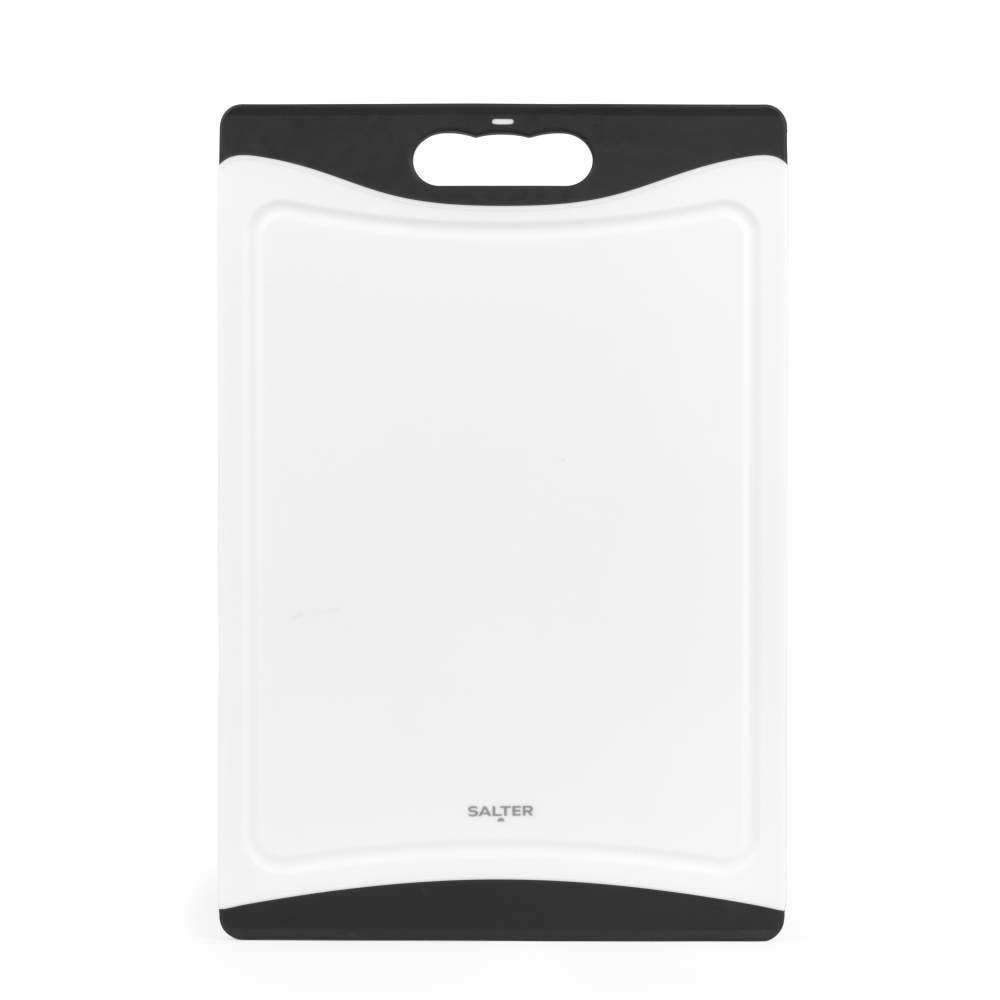 salter Plastic Chopping Board – Black/White