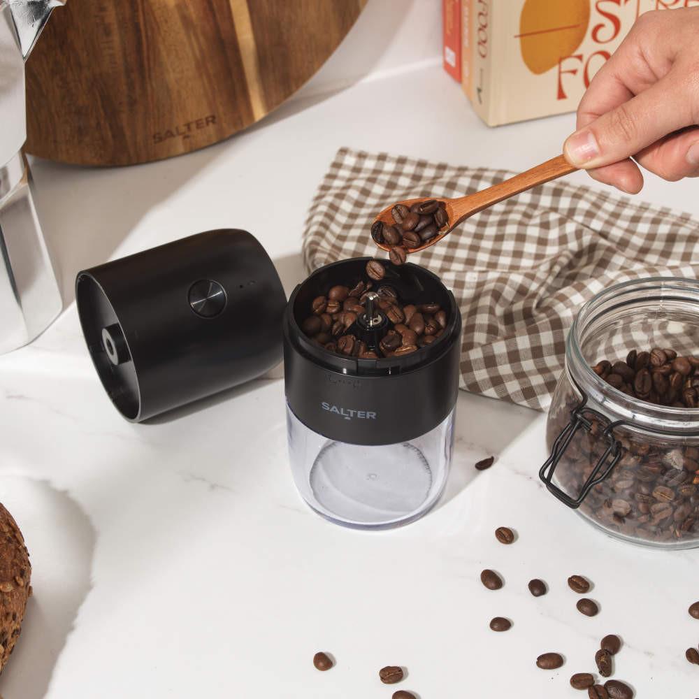 Salter Rechargeable Coffee Grinder – Black