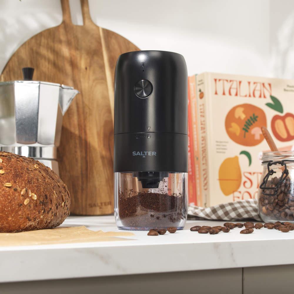 Salter Rechargeable Coffee Grinder – Black