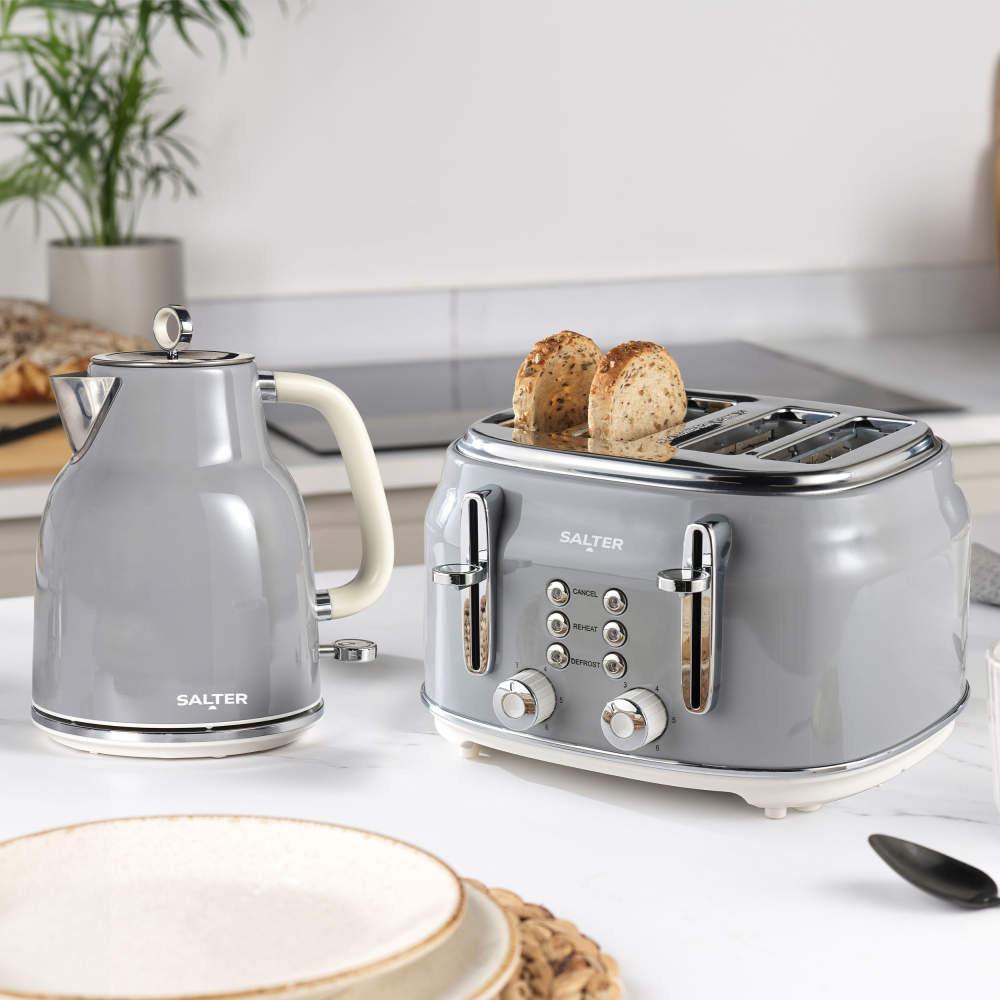 Salter Retro 1.7L Kettle – Grey
