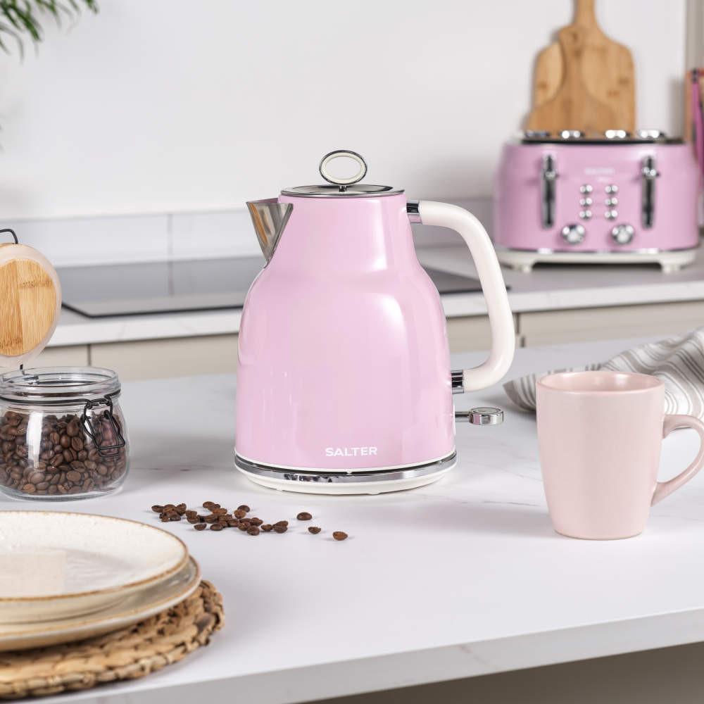 Salter Retro 1.7L Kettle – Pink
