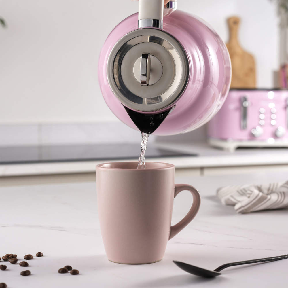 Salter Retro 1.7L Kettle – Pink