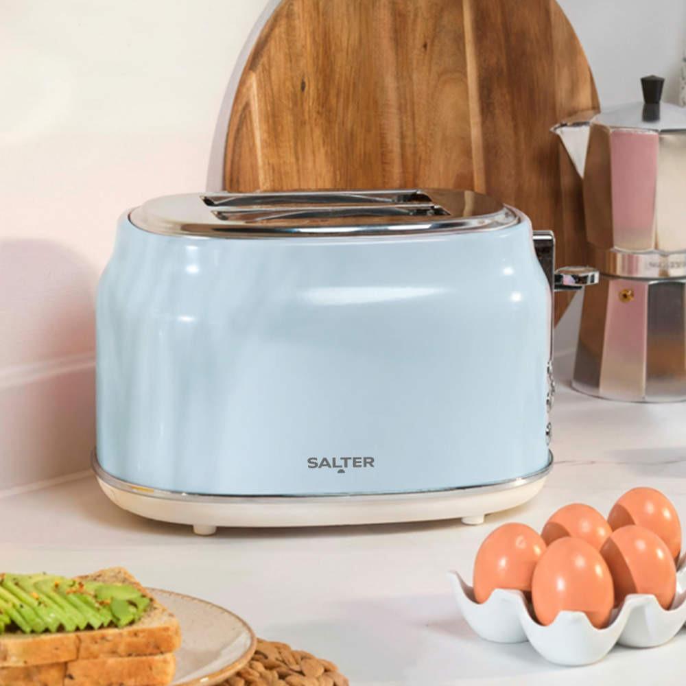 Salter Retro 2-Slice Toaster - Blue