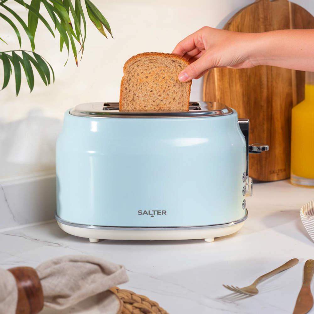 Salter Retro 2-Slice Toaster - Blue