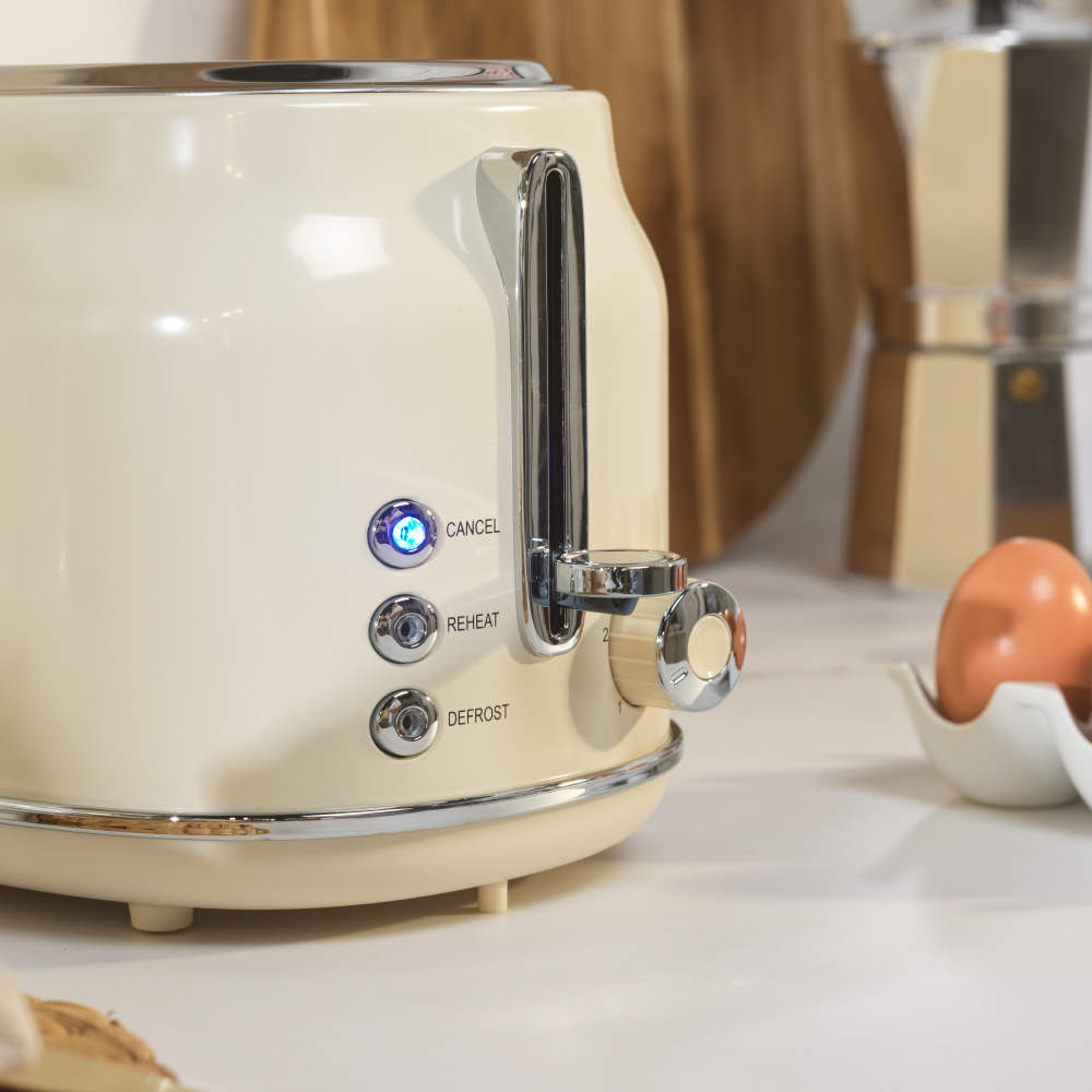 Salter Retro 2-Slice Toaster - Cream