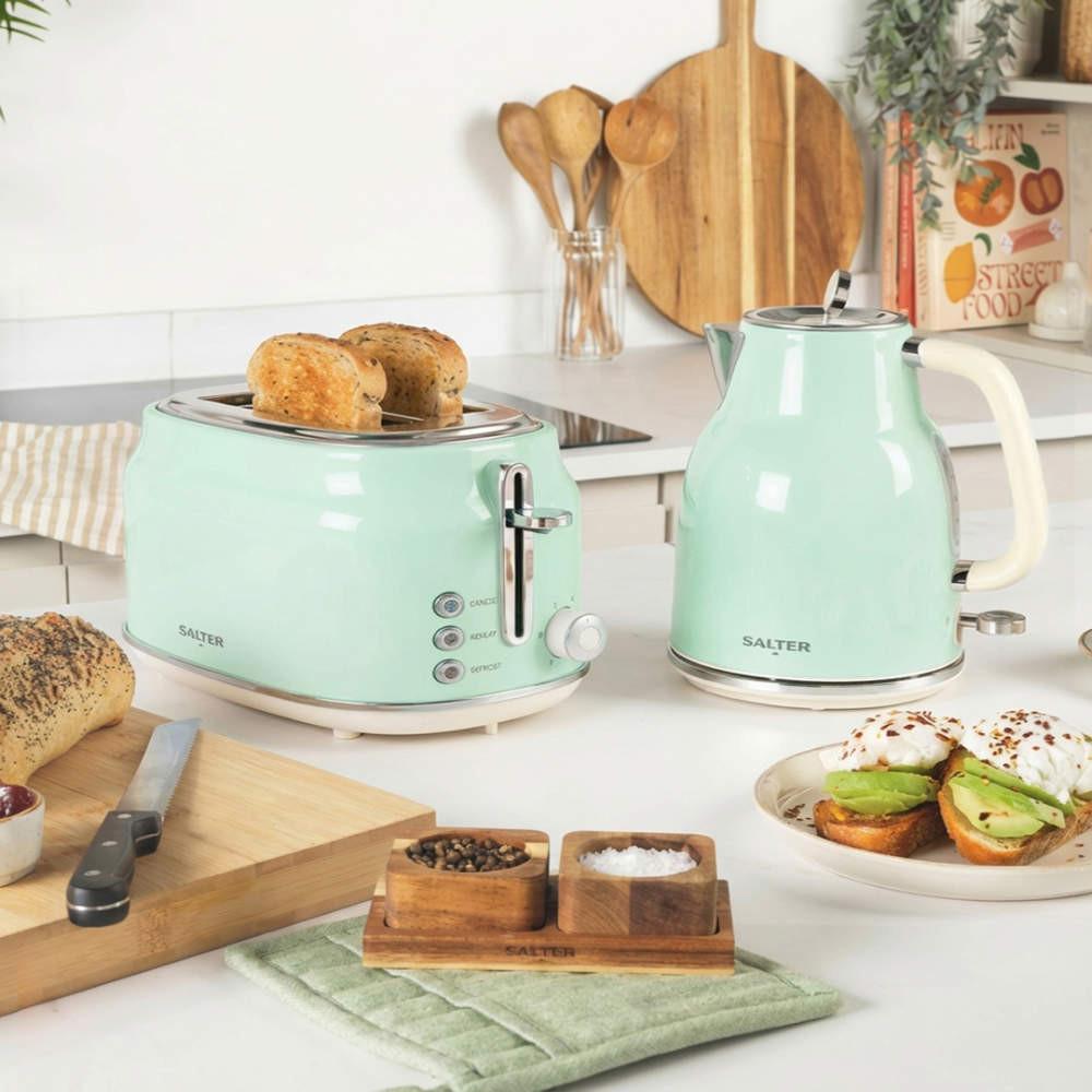 Salter Retro 2-Slice Toaster - Green